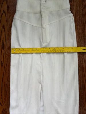 NWT Free People Roxy Rib Pencil Midi Skirt Creme XS High Waist Ribbed $78 thumbnail 9