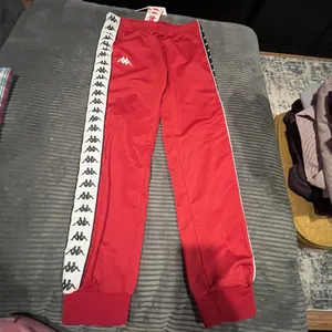 Kappa Track Pants Womens XSmall Red Elastic Waist Low-Rise Performance Pull On thumbnail 5