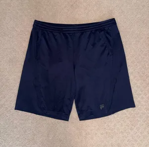 Men's Navy FILA Athletic Shorts Size L thumbnail 1