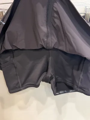 Lululemon‎ Black Athletic Tennis Golf Skort Size 4 Built-In Shorts Running thumbnail 5