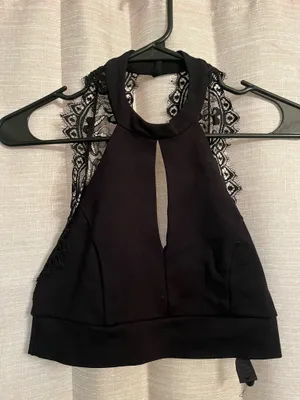 Black Lulus Top Lace thumbnail 1