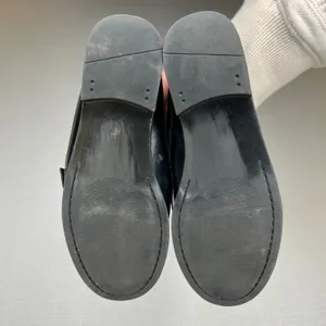 Madden Girl Addler-F Black Horsebit Faux Fur Lined‎ Mule Loafers Mens 7M thumbnail 5