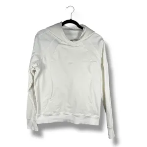 Lululemon Scuba White Pullover Hoodie Sweatshirt Size‎ 6 Raglan Sleeve thumbnail 2