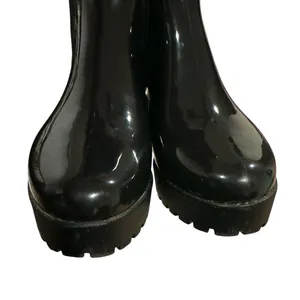 Jeffrey Campbell Sleek Black Women’s Rain Boots 8 thumbnail 6