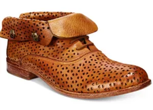 Patricia Nash Sabrina Perforated‎ Leather Ankle Bootie Sz 9 thumbnail 1