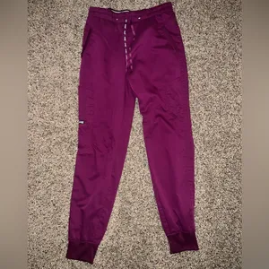 Grey's Anatomy Women's wine Scrub set thumbnail 4