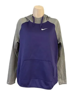 NIKE Sweatshirt Womens Medium Therma Fit Training Hoodie Dri-Fit Activewear thumbnail 1