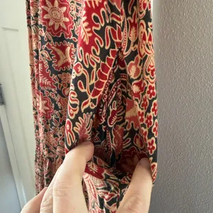 Love the Label Anthropologie Floral Ruffle Sleeve Dress XS thumbnail 3