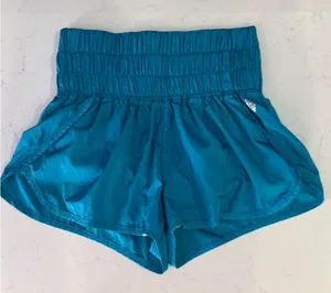 Blue Free People Shorts Movement thumbnail 1