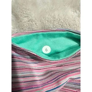 Lululemon Wunder Under Crop III Leggings Women's 6 Luxtreme Menthol Pink Green thumbnail 5