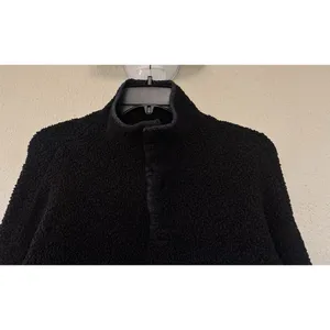 Skims Cozy Knit Hoodie Oversized Pullover Onyx Black Womens L/XL Lounge Hike Run thumbnail 4