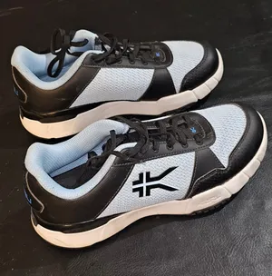 Kuru Womens Jet Black Misty Blue Quantum 2‎ Sneakers 10 Medium thumbnail 1