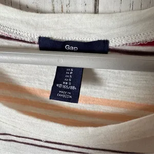 Gap Sleeveless Pocket Striped Sleeveless Top - Red, Orange, and White Sz S thumbnail 6