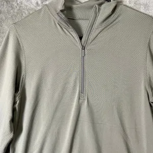 Lululemon Swiftly Relaxed Half Zip Gull Grey Size‎ 6 Athleisure Workout Yoga thumbnail 2