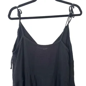 LACAUSA Thea‎ Slip Tank Midi Dress Black Sz Small thumbnail 4