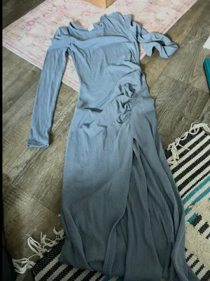 Wilfred‎ blue ruched midi dress thumbnail 3