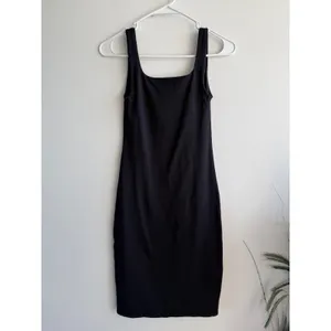 Babaton Contour Squareneck Mini Dress Black XS Sleeveless‎ Bodycon Aritzia thumbnail 3