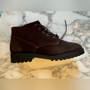 NWOT Marc Joseph Brown Suede Leather Spring Street Bootie Sz 6 No Box sold out thumbnail 2