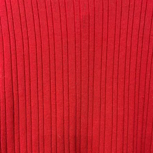 Vintage J Crew Red Ribbed Cotton Henley Sweater Pullover Hong Kong XL Retro thumbnail 5