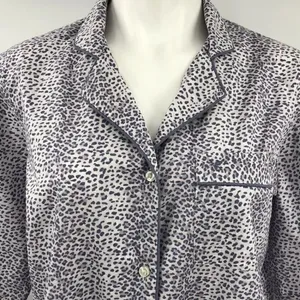 Victoria’s Secret XS long sleeve button pajama top thumbnail 2