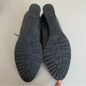 Ellen Tracy Active Gray Tobin Oxford Wedge SZ 8.5 suede booties‎ wingtip thumbnail 8