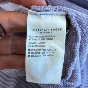 American Eagle soft oversized big hug sweatshirt purple size medium thumbnail 3