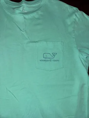 Vineyard Vines Green Mens Short Sleeve Pocket Tee Size Small thumbnail 2