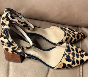 Gibson Latimer Calf Hair Animal Print Heels thumbnail 1