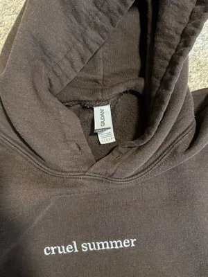 Cruel Summer Brown Hoodie thumbnail 3