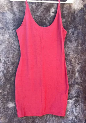 Burgundy Mid Dress Size M thumbnail 1