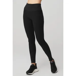Alo yoga HIGH-WAIST ALOSOFT LOUNGE LEGGING Black XXS NWT thumbnail 3