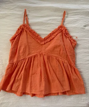 Orange tank top thumbnail 1