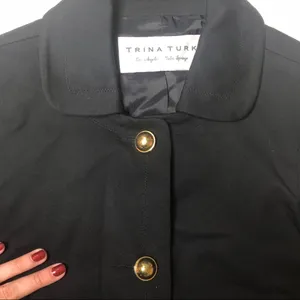 Trina Turk three button cropped statement blazer thumbnail 2