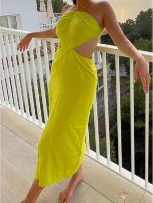 Farm Rio Monstera Midi Dress thumbnail 1