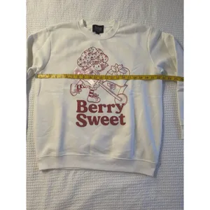 Strawberry Shortcake "Berry Sweet" Sweatshirt Women's Large Pink Bow Coquette thumbnail 5