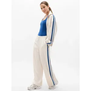 New Athleta MVP SIde Strip Track Pant 2X Plus Maritime/Bone thumbnail 3