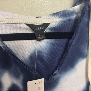 NEW J. Crew Tie-Dyed Hoodie in Original Cotton Terry - Size L thumbnail 3
