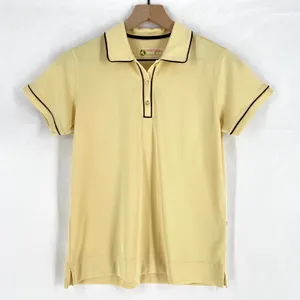 Tehama Green Polo Shirt Womens M Yellow Performance Everyday Wear‎ Golf Tennis thumbnail 1