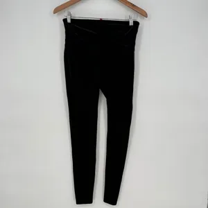 SPANX Velvet Leggings High Waisted‎ Lounge Pants Black Size L thumbnail 10