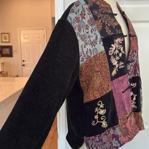 White Stag Vintage Y2K bohemian patchwork whimsigoth jacket thumbnail 11