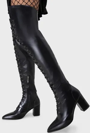 Killstar Ankh Eveninghill Boots Black Size 8 thumbnail 5