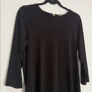 Michael Kors Black Long-Sleeve Shift Dress thumbnail 3