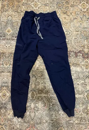 Navy FIGS Jogger Scrub Pants thumbnail 1