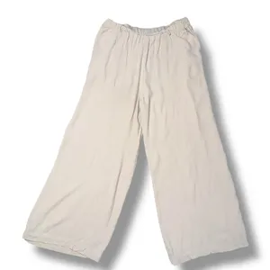 Wilfred Wide Leg Tie Waist Pants Womens‎ Small Beige Excellent Viscose Rayon thumbnail 3