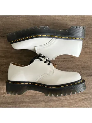 DR. MARTENS 1461 Bex Off White Unisex Oxford Shoe Size 6 or 5 #892 thumbnail 5