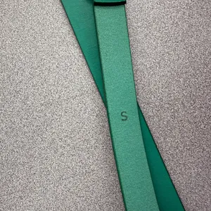 J.Crew Belt Womens Small Green Genuine Italian Leather Gold Buckle 30037 thumbnail 6