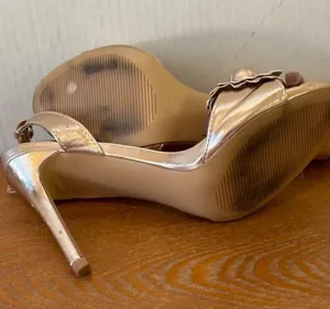 Steve Madden Women's High Heel Ankle Strap Sandal Rose Gold Sze 7 / 38 Sku 2869 thumbnail 9