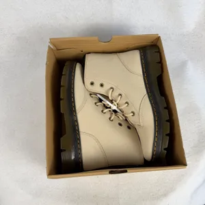 Dr. Martens Charlee Chukka Boots Parchment Beige Milled Nubuck Women US‎ 10 UK 8 thumbnail 13
