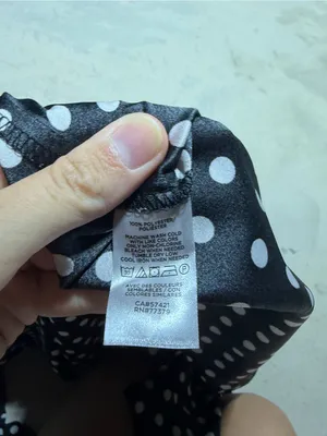 Ann taylor Polka Dot Button-Up Shirt Black/White XS thumbnail 7