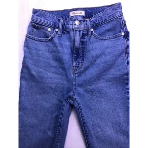 Madewell‎ The Momjean Women 26 Blue Excellent High Rise Tapered Leg Denim Jeans thumbnail 7